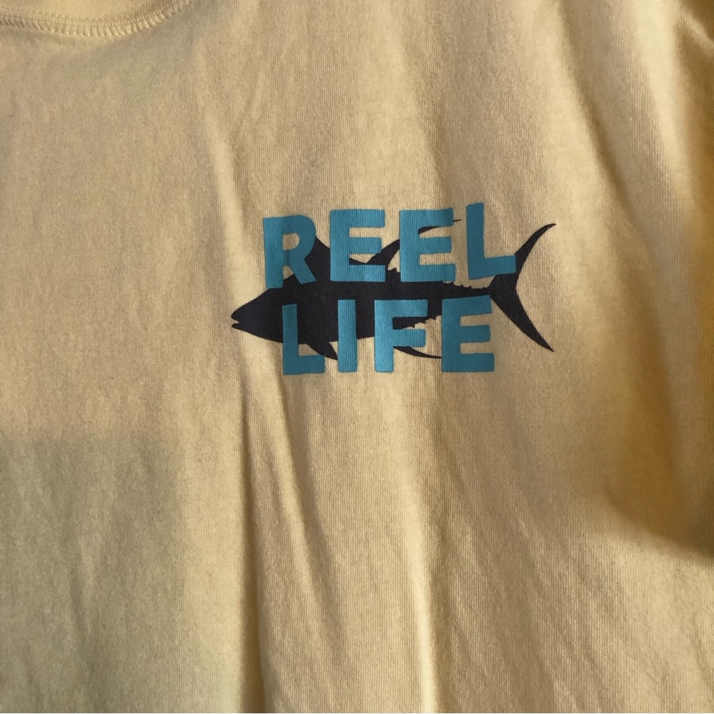 Reel Life mens tee shirt - Picture 2 of 5